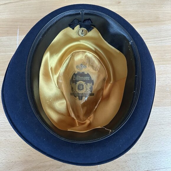 Vintage BILTMORE The Mater Fedora Blue Canadian Hat - Size 7 - Picture 5 of 5